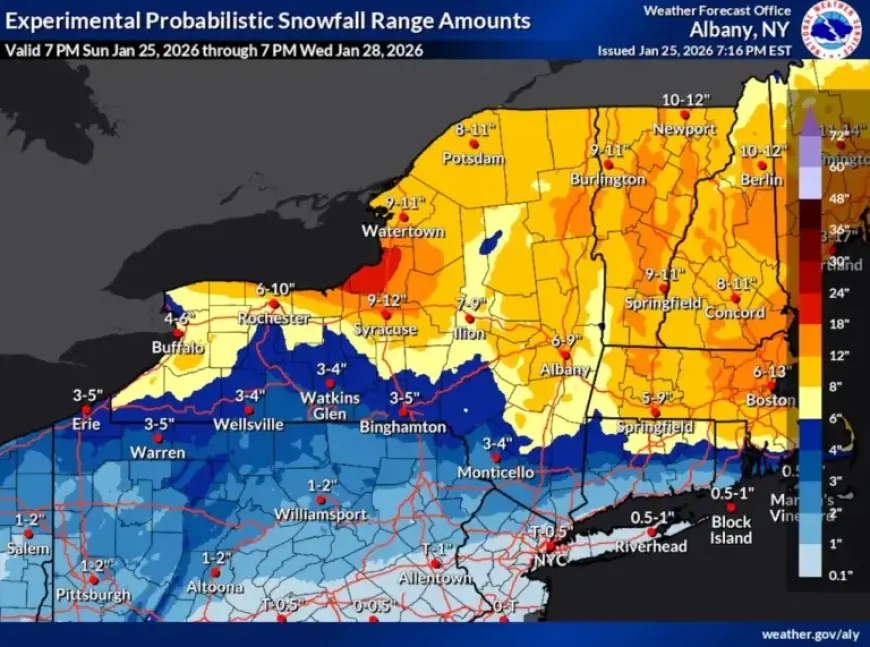 Central NY Braces for 4-8 Inches as Winter Storm Warning Intensifies