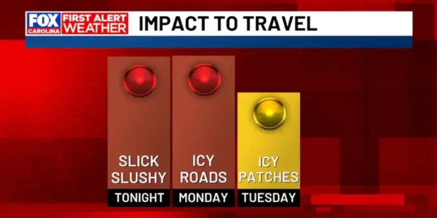 Freezing Fog and Icy Roads Herald the Start of the Workweek