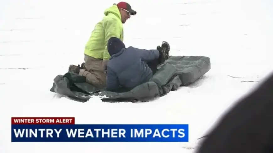 Philadelphia Thrives Amid Winter Storm: Sledding, Snowfall, and $1 Lagers