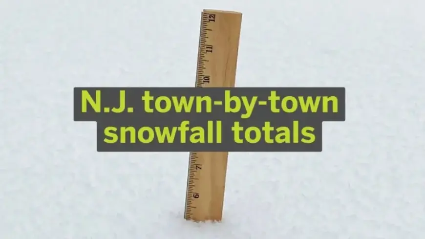 N.J. Storm: Weekend Snowfall Reaches 17 Inches with Town-by-Town Reports