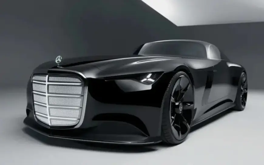 Mercedes-Benz Vision Iconic’s Solar Paint Adds 7,450 Annual Miles Independently