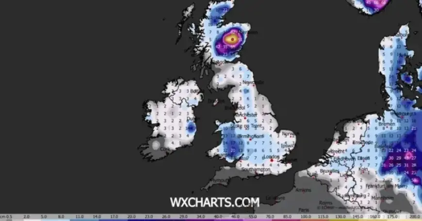 UK Snowstorm to Blanket Major Cities with 69 Inches