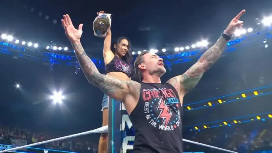 CM Punk Congratulates AJ Lee and Naomi Following WWE Victory