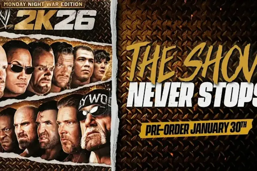 2K Unveils WWE 2K26 Monday Night Wars Edition
