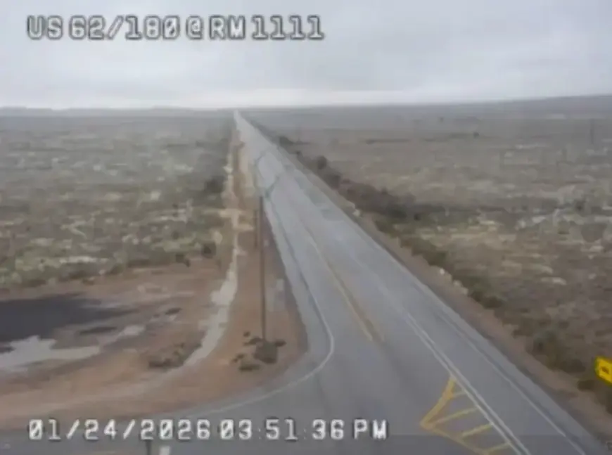 US Route 62/180 Closure Disrupts Travel Between El Paso and New Mexico