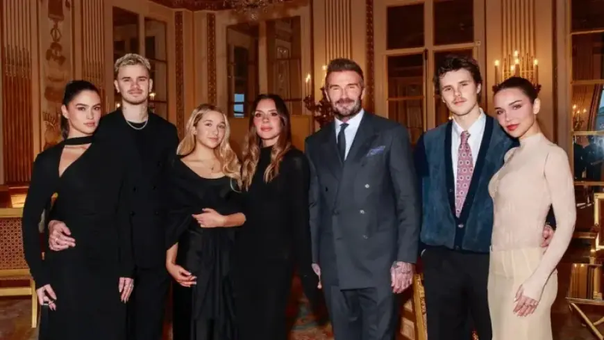 Victoria Beckham Honored with French Knighthood, Celebrates in Stylish Family Outing