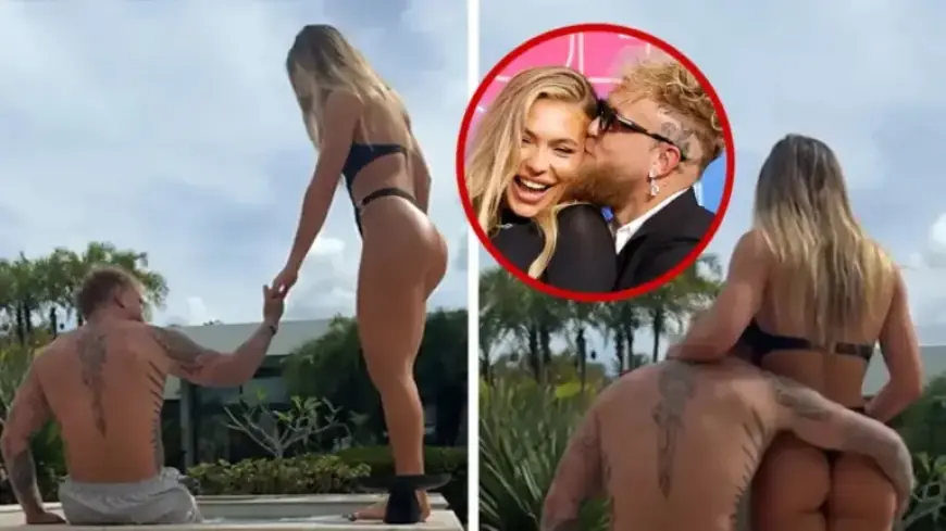 Jake Paul and Fiancée Jutta Leerdam Spice Things Up with Hot Tub Photo