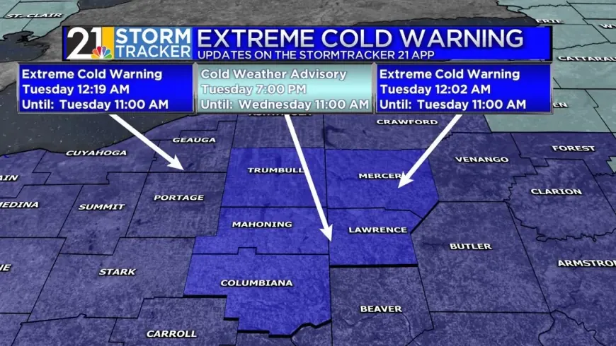 Extreme Cold Warning Reaches the Gulf Coast as a Nor’easter Threat Builds for Next Weekend Snow