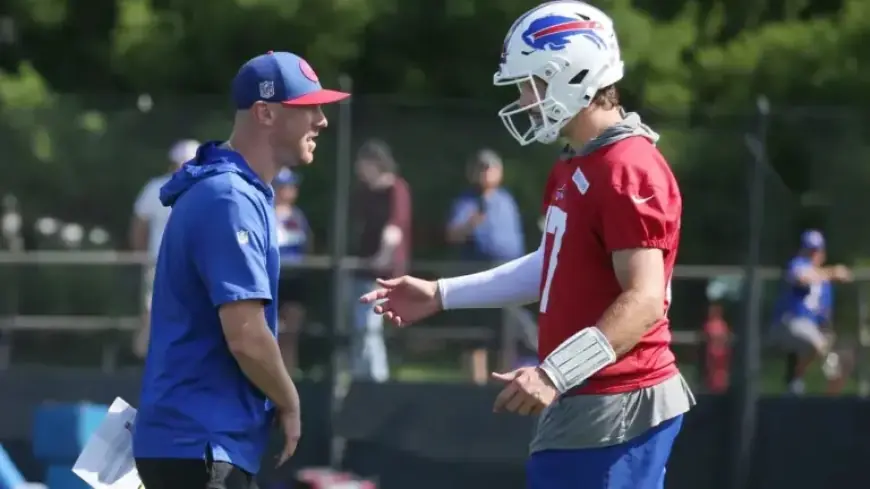Bills Appoint Joe Brady as Head Coach, Josh Allen Celebrates