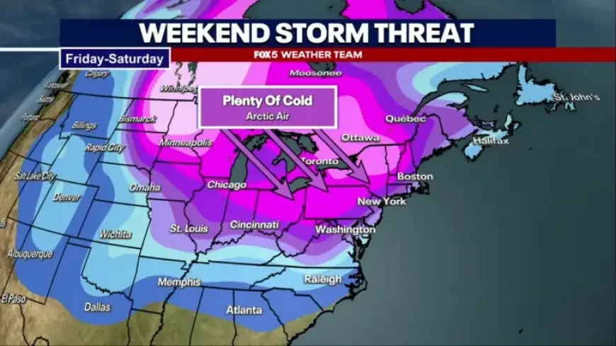DC Braces for Potential Weekend Snow as Winter Storm Looms