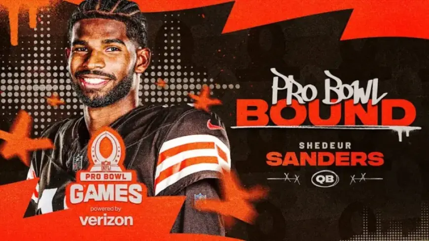 Browns QB Shedeur Sanders Earns Pro Bowl Selection
