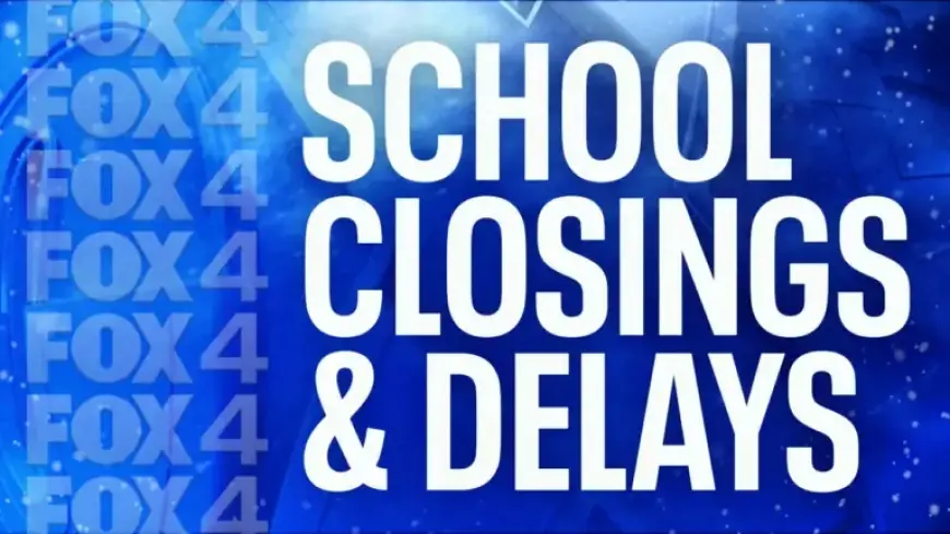 North Texas Schools Announce Closures for Tuesday and Wednesday