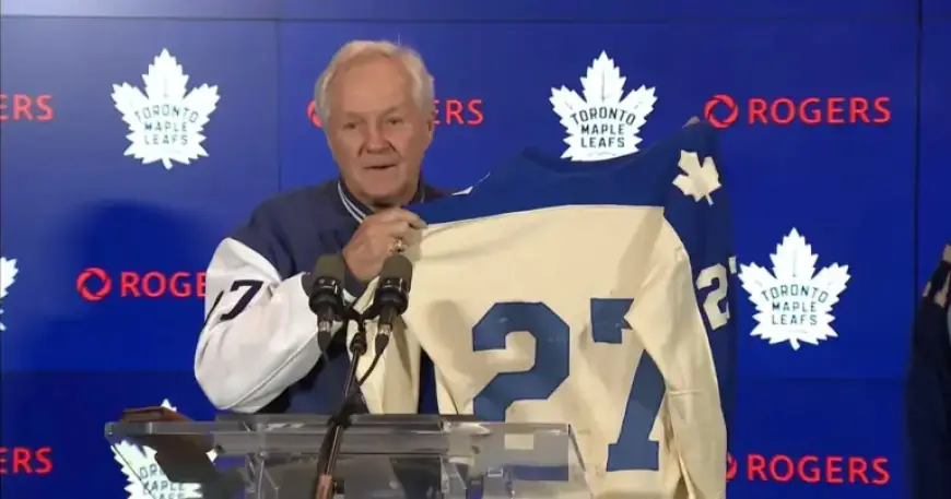Sittler Energizes Leafs Room Before 10-Point Game Ceremony