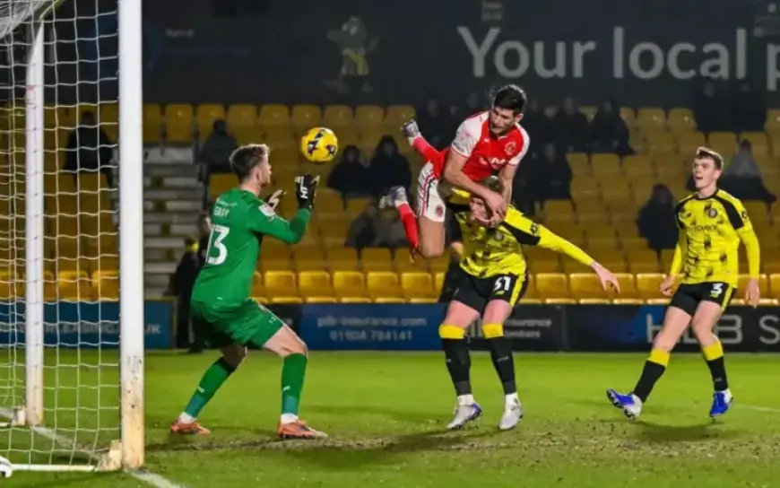 Late Goal Secures Town’s Victory Over Harrogate