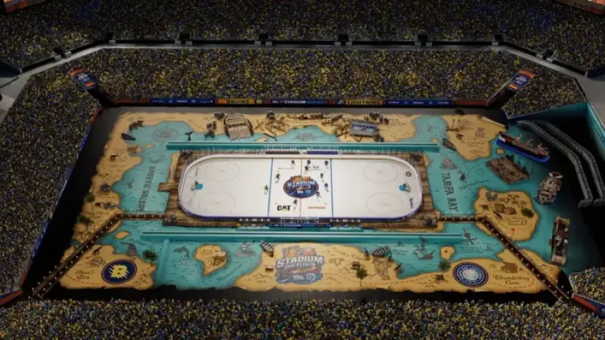 Bruins vs. Lightning Stadium Series to Feature Pirate-Themed Field Design