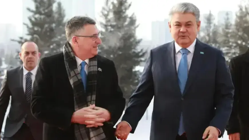 Sa’ar Urges Stable, Moderate Alliance in Kazakhstan Opportunity