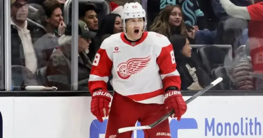 Red Wings’ Kane Matches Stars’ Modano as Top US Scorer in NHL History