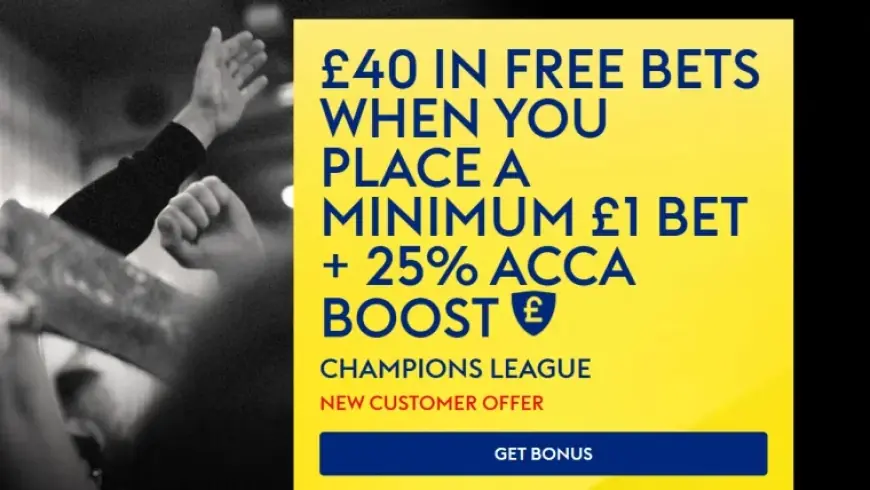 Sky Bet’s Champions League Deal: Wager £1, Receive £40 in Free Bets & 25% Boost
