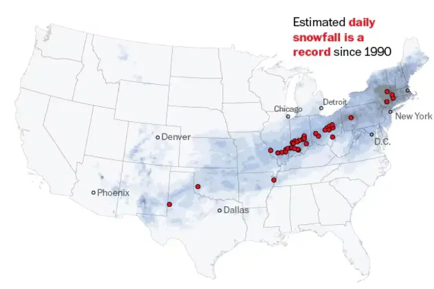 Record-Breaking Snowfall: Discover Accumulations and Impacted Areas