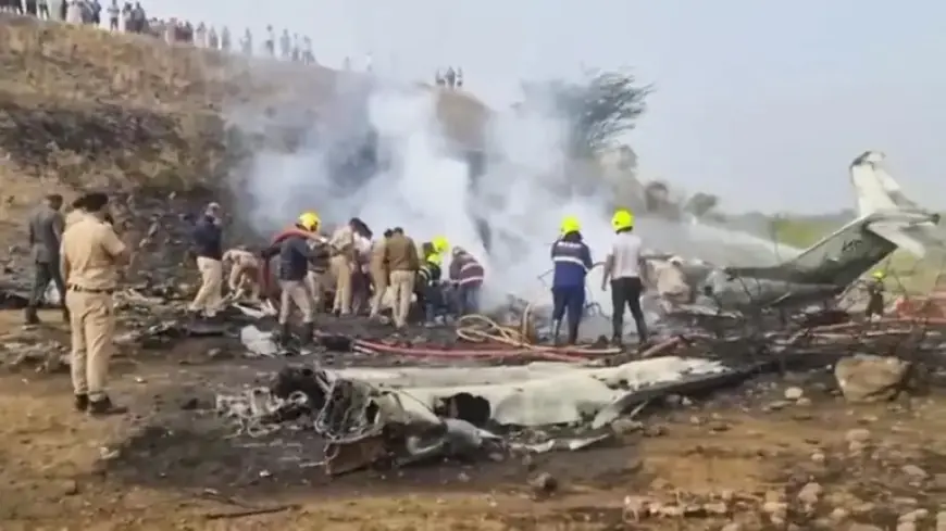 Maharashtra Deputy CM Ajit Pawar’s Aircraft Crashes in Baramati