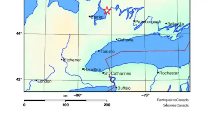 3.7 Magnitude Earthquake Rattles Rama, Felt Across Southern Ontario
