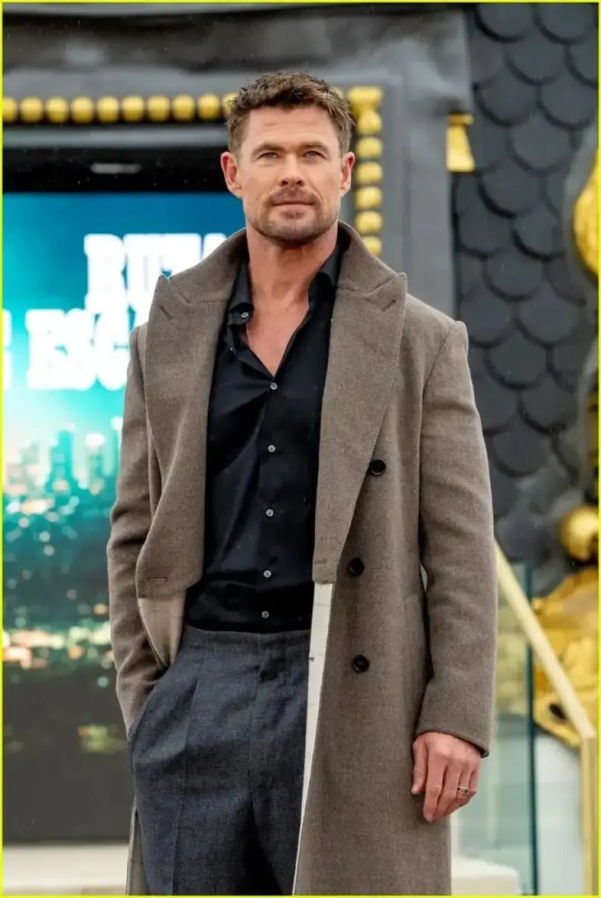Chris Hemsworth Launches ‘Crime 101’ Press Tour in Madrid with Elsa Pataky