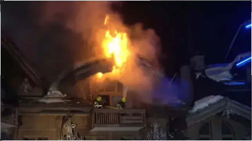 Inferno Engulfs 5-Star Hotel in Exclusive Courchevel 1850 Ski Resort