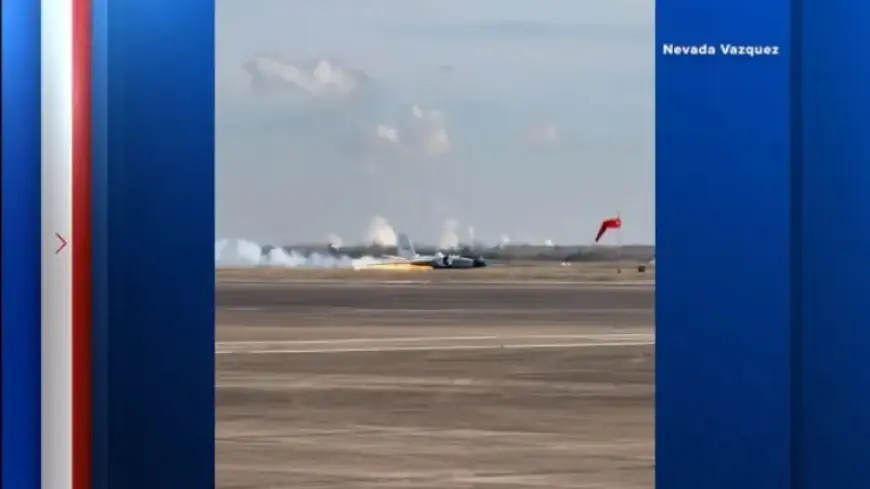 NASA Plane Makes Belly Landing Due to Mechanical Issue at Houston’s Ellington Field