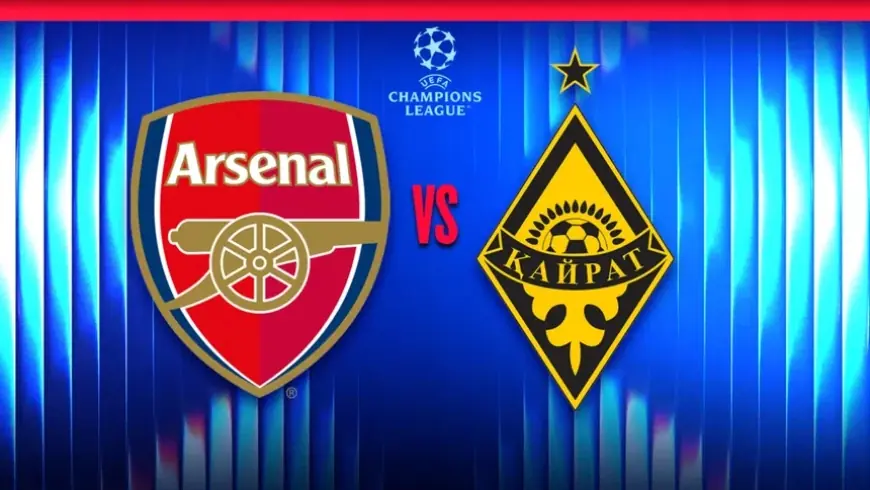 Updated.. Arsenal vs Kairat Almaty Live Timeline: Gunners race to 3–1 lead after early rollercoaster at the Emirates