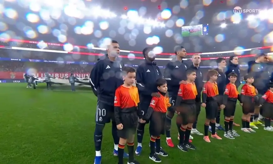 Updated.. Benfica vs Real Madrid Live (1-1): Mbappé strikes, Schjelderup answers as heavyweight clash levels before halftime at Estádio da Luz