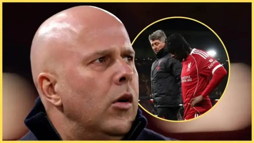 Jeremie Frimpong Withdrawn Early in Qarabag Match Amid Arne Slot’s Injury Crisis