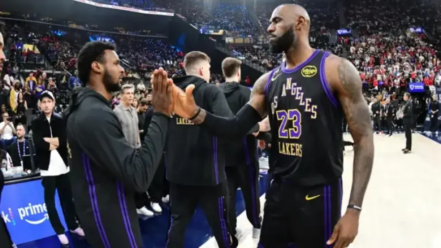 Cavaliers Welcome LeBron and Bronny James Back to Cleveland with Photos