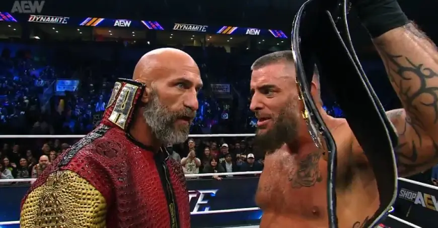 Tommaso Ciampa Pops Up in AEW and Immediately Eyes Championship Gold
