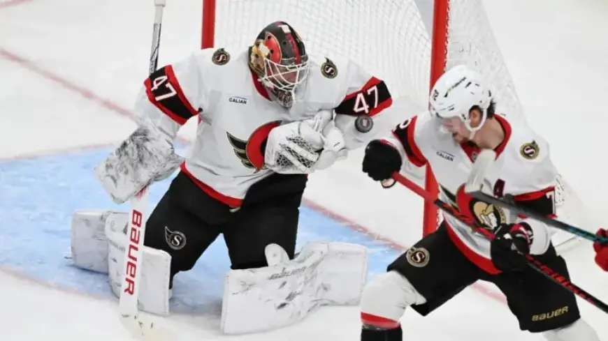 Senators’ Reimer Takes Lead Goalie Role Against Avalanche, Ullmark Supports