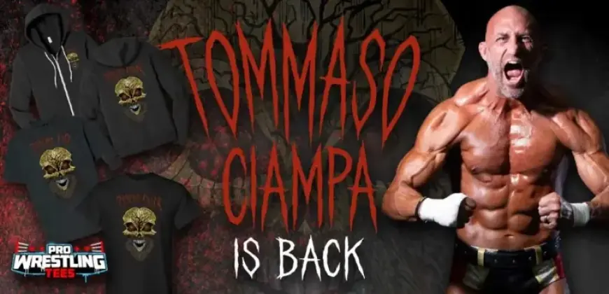 Tommaso Ciampa Joins WWE Alumni, Launches New Merch on Pro Wrestling Tees