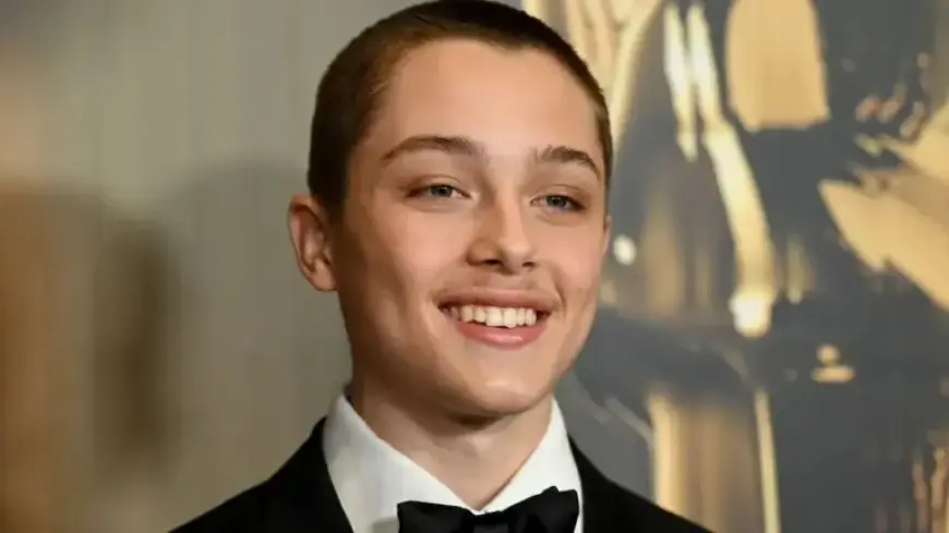 Knox Jolie-Pitt Rocks Edgy Street Style with Blonde Hair and Cinnamoroll Sweatshirt