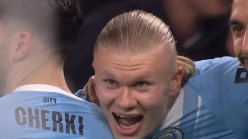 Haaland ends open-play drought as Manchester City clinch Champions League last-16 spot