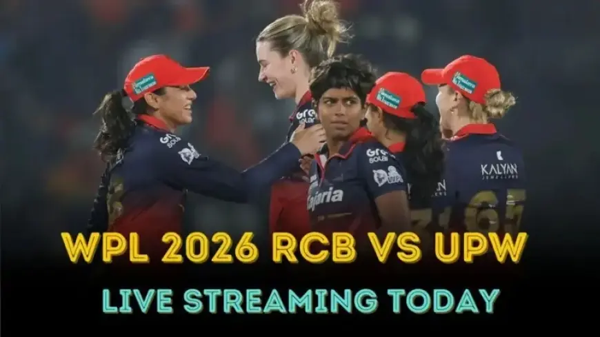 Watch RCB vs UPW T20 Live – WPL 2026 Streaming Guide