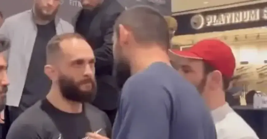 Khamzat Chimaev Confronts Fighter Following Teammate’s Near Brawl