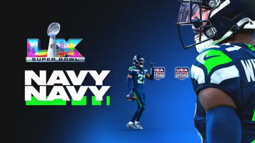 Seahawks Don College Navy Uniforms for Super Bowl LX