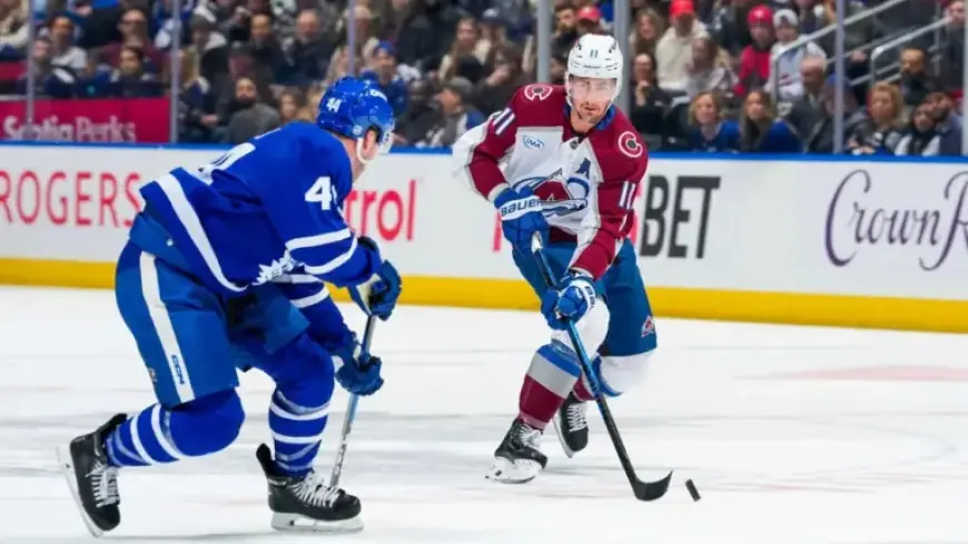 Nelson’s Hat Trick Leads Avalanche to Victory Over Maple Leafs