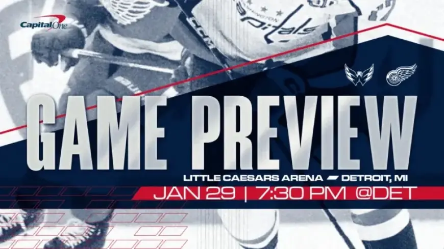 Capitals Finish Detroit Trip on a High Note