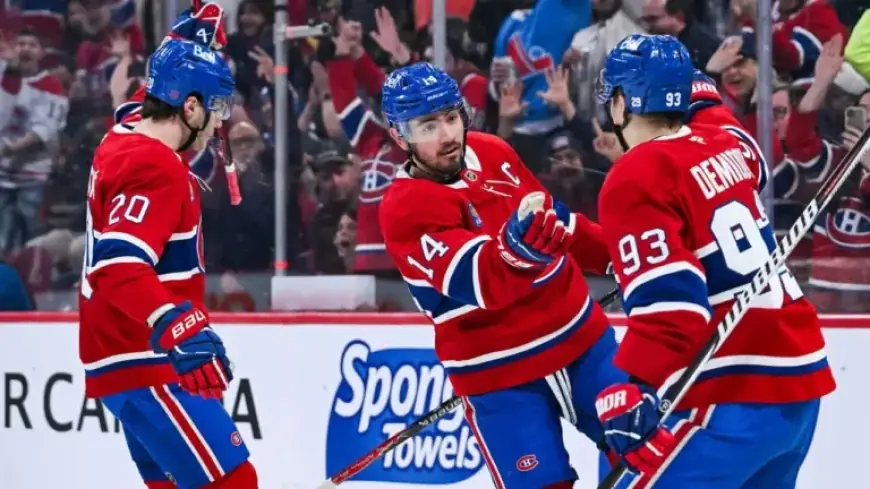 Suzuki Scores 3, Canadiens Triumph Over Avalanche