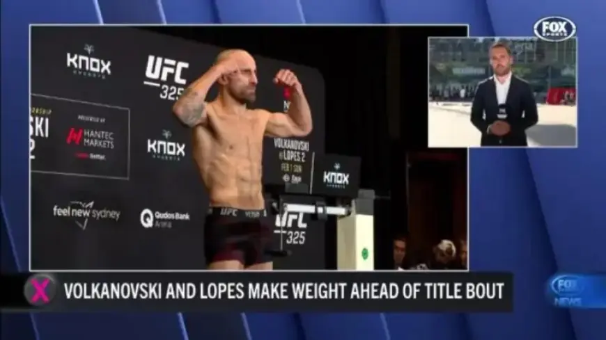 Volkanovski and Lopes Successfully Make Weight