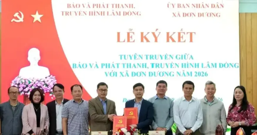 Lam Dong Media Partners with Don Duong Commune for 2026 Campaign Collaboration