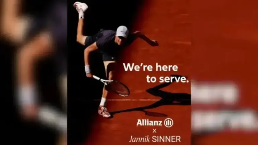 Allianz Names Jannik Sinner Global Brand Ambassador in Tennis Partnership