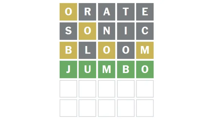 Wordle Answer for Jan. 30, 2026: “JUMBO” ends a tricky streak