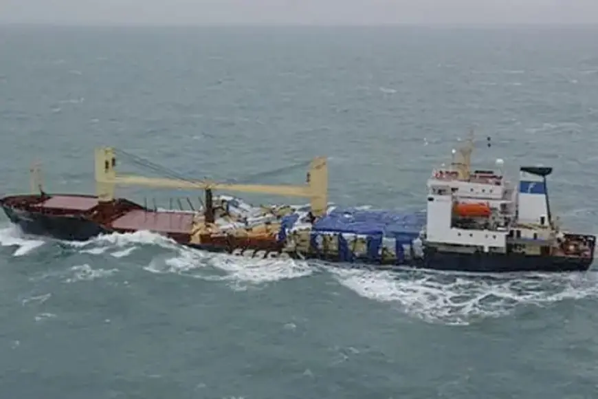 Russian Cargo Ship Anchors Above Trans-Atlantic Cables in Bristol Channel