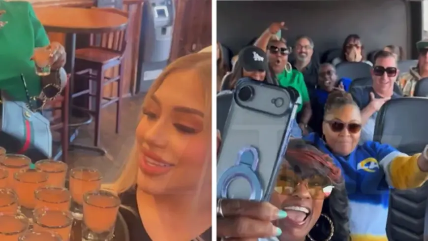 TMZ Brunch Bus Drives Fans to Taylor Swift Drag Show