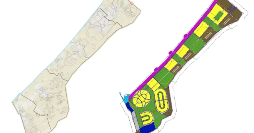 US Master Plan Reveals Gaza’s Future: Map Details Unveiled